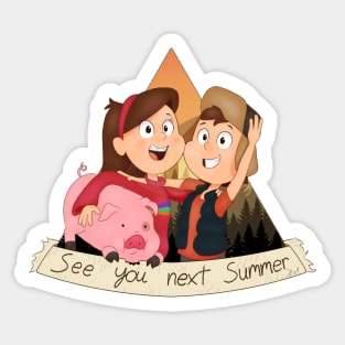 Pines Twins Sticker